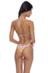 Luli Fama She's Cute Crystallized Seamless Ruched Back Brazilian Tie Side Bottom