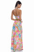 Luli Fama She's Cute Double Loop Bandeau Long Dress