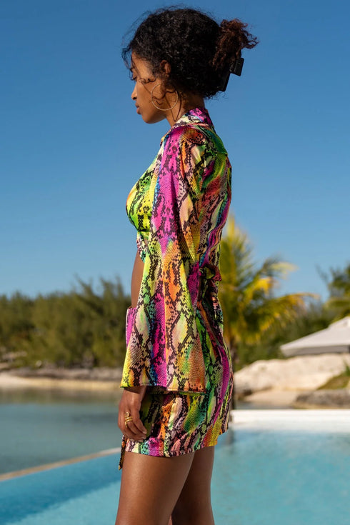 Luli Fama Electric Skin Skort