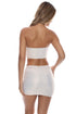 Luli Fama Luminous Scrunch Up Mini Skirt