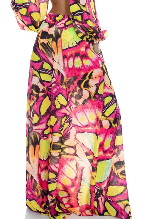 Luli Fama Flutter Palazzo Pant