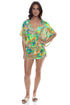 Luli Fama Sun Stones Cabana V Neck Dress