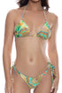 Luli Fama Sun Stones Ring Seamless Ruched Back Brazilian Tie Side Bottom