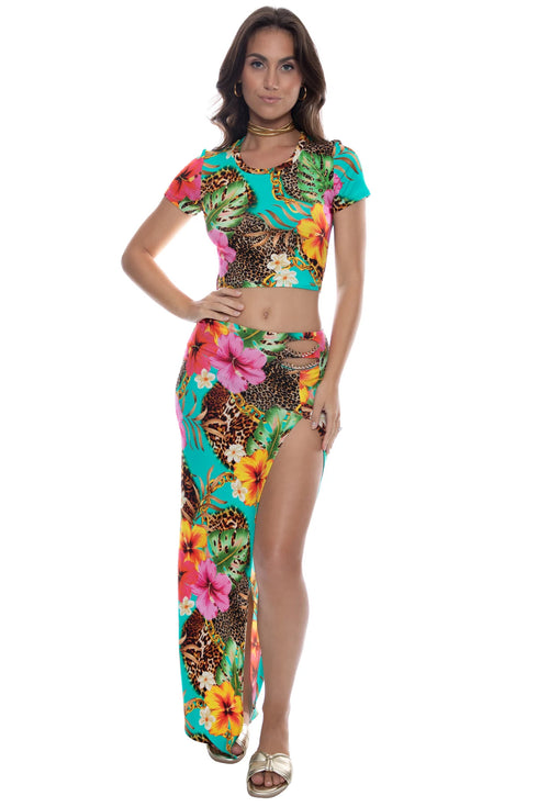 Luli Fama Visions of Paradise Crop Top