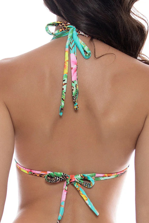 Luli Fama Visions of Paradise Triangle Halter Top