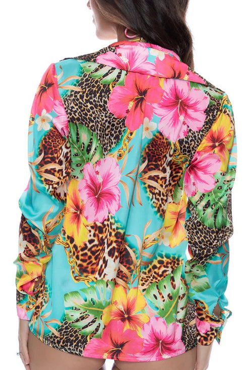 Luli Fama Visions of Paradise Blouse