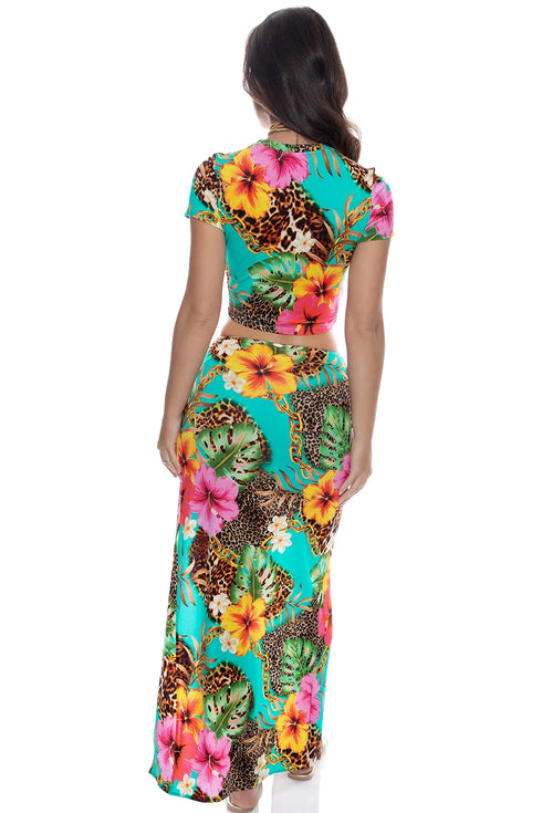 Luli Fama Visions of Paradise Crop Top