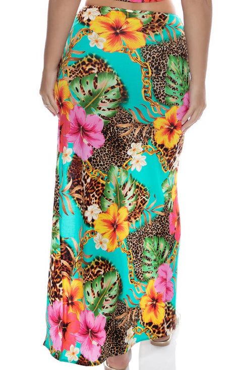 Luli Fama Visions of Paradise Chain Skirt