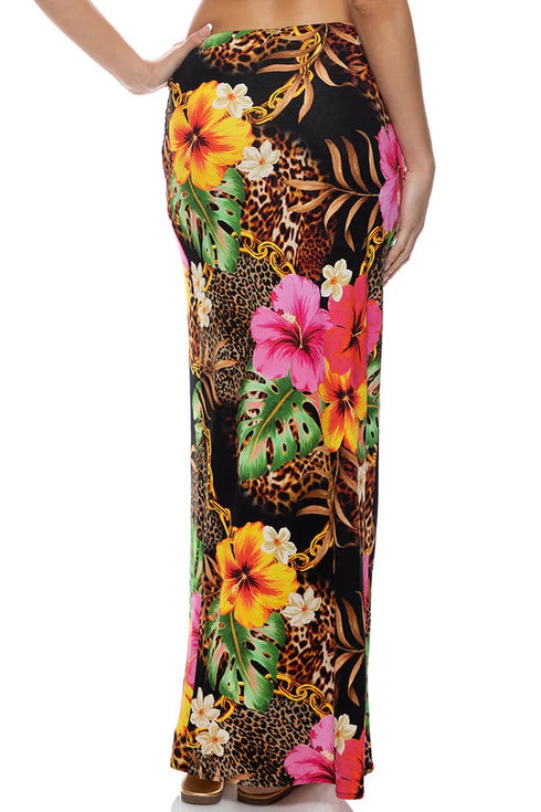 Luli Fama Visions Of Paradise Chain Skirt