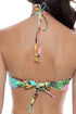 Luli Fama Visions of Paradise Chain Drawstring Bandeau Top
