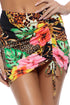 Luli Fama Visions Of Paradise Scrunch Up Mini Skirt