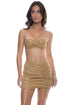 Luli Fama Golden Sunset Underwire Push Up Bandeau Top