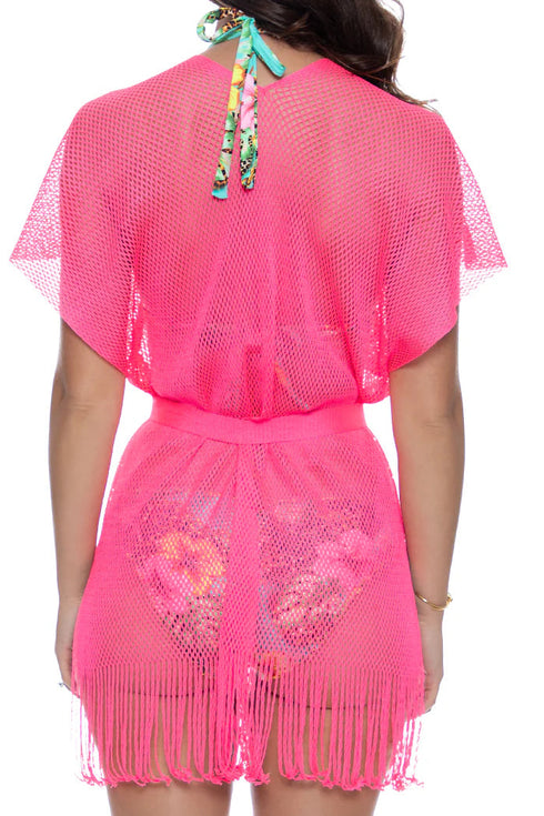 Luli Fama Cabana Princess Short Caftan