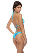 Luli Fama Aqua Dreams Seamless Ruched Back Brazilian Tie Side Bottom