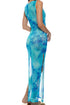Luli Fama Aqua Dreams Maxi Tank Dress