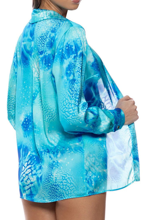 Luli Fama Aqua Dreams Blouse