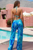 Luli Fama Aqua Dreams Elastic Waistband Pant
