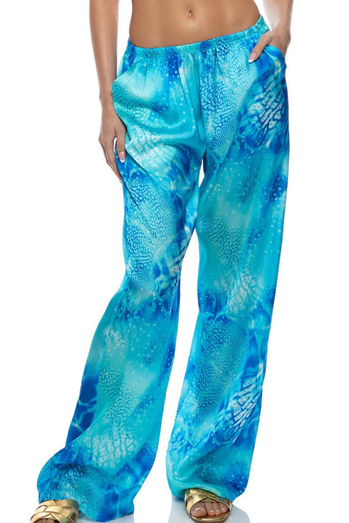 Luli Fama Aqua Dreams Elastic Waistband Pant