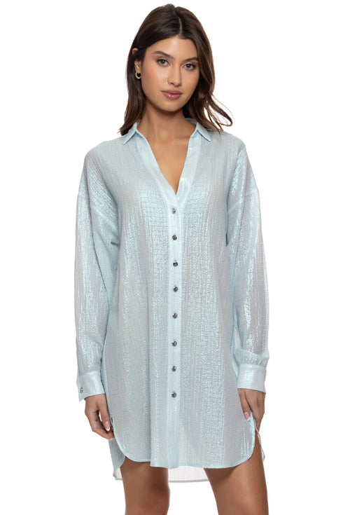 Luli Fama Celestial Tides Blouse Dress