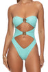 Luli Fama Sunkiss Glow Cut Out One Piece