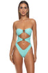 Luli Fama Sunkiss Glow Cut Out One Piece