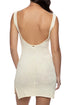 Luli Fama White Sands Bodycon Tank Mini Dress