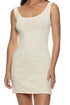 Luli Fama White Sands Bodycon Tank Mini Dress