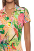 Luli Fama Opulent Eden Short Sleeve Blouse Dress