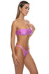 Luli Fama Paradise Check Wavy High Leg Brazilian Bottom