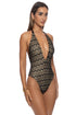 Luli Fama Midnight Currents Deep V One Piece