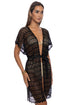 Luli Fama Midnight Currents Short Caftan