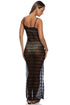 Luli Fama Midnight Currents Strappy Long Dress