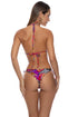 Luli Fama Wild Voltage Seamless Ruched Back Brazilian Tie Side Bottom
