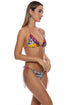 Luli Fama Wild Voltage Seamless Ruched Back Brazilian Tie Side Bottom