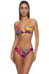Luli Fama Wild Voltage Triangle Halter Top