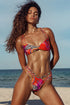 Luli Fama Wild Voltage Strappy Ruched Back Bottom