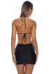 Luli Fama Spotted With Love Wavy Tunnel Bandeau Top