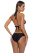 Luli Fama Spotted With Love Wavy Triangle Halter Top