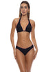 Luli Fama Spotted With Love Wavy Full Ruched Back Bottom