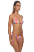 Luli Fama Blooming Spark Seamless Ruched Back Brazilian Tie Side Bottom
