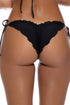Luli Fama Gilded Butterfly Seamless Ruched Back Brazilian Tie Side Bottom