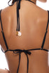 Luli Fama Gilded Butterfly Triangle Top