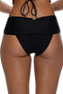 Luli Fama Gilded Butterfly Banded Moderate Scrunch Side Bottom