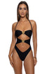 Luli Fama Gilded Butterfly Cut Out One Piece