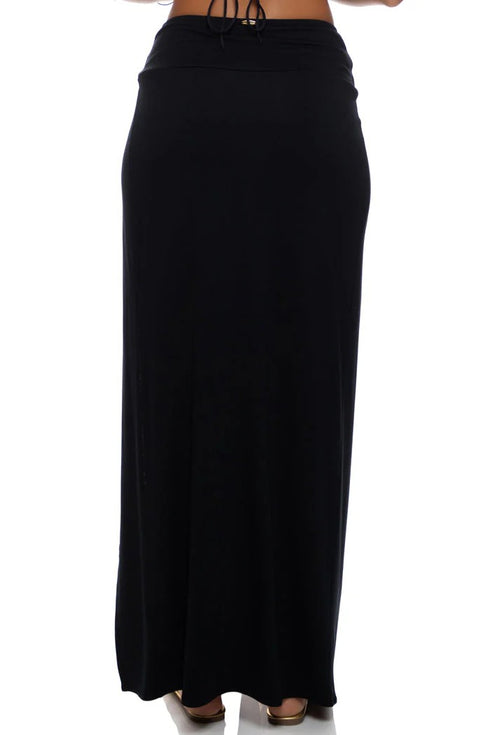 Luli Fama Gilded Butterfly Twist Front Skirt