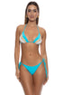 Luli Fama Forbidden Tide Seamless Ruched Back Brazilian Tie Side Bottom