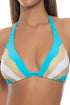 Luli Fama Forbidden Tide Waves Triangle Halter Top