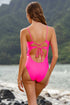Luli Fama Solar Pop Halter Ring One Piece