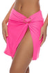 Luli Fama Solar Pop Ring Twist Front Skirt