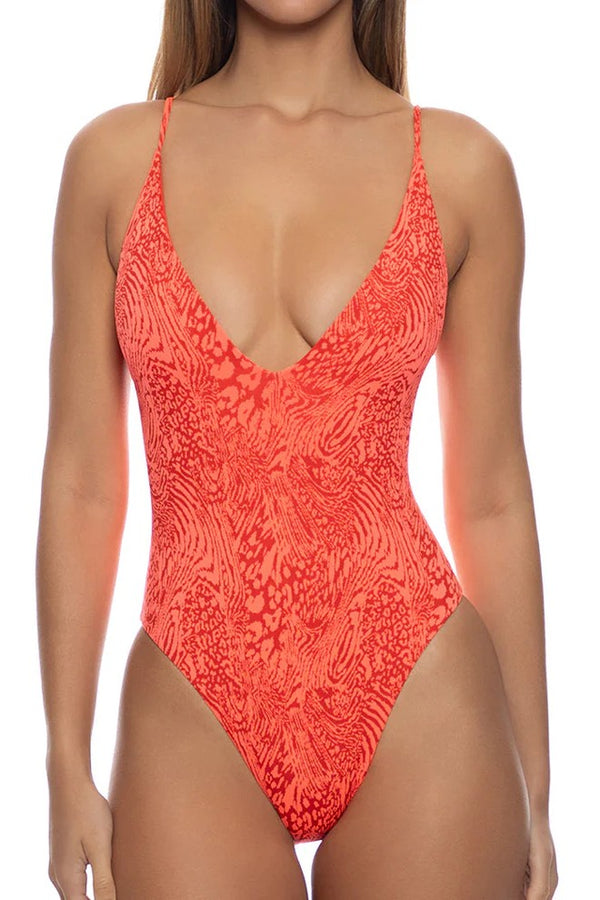 Luli Fama Untamed Instinct Deep V One Piece